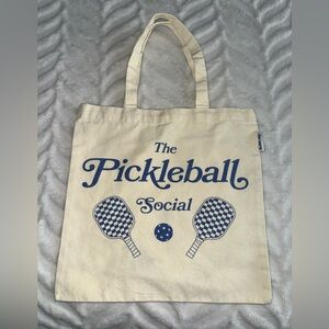 Pickleball Social Tote Bag